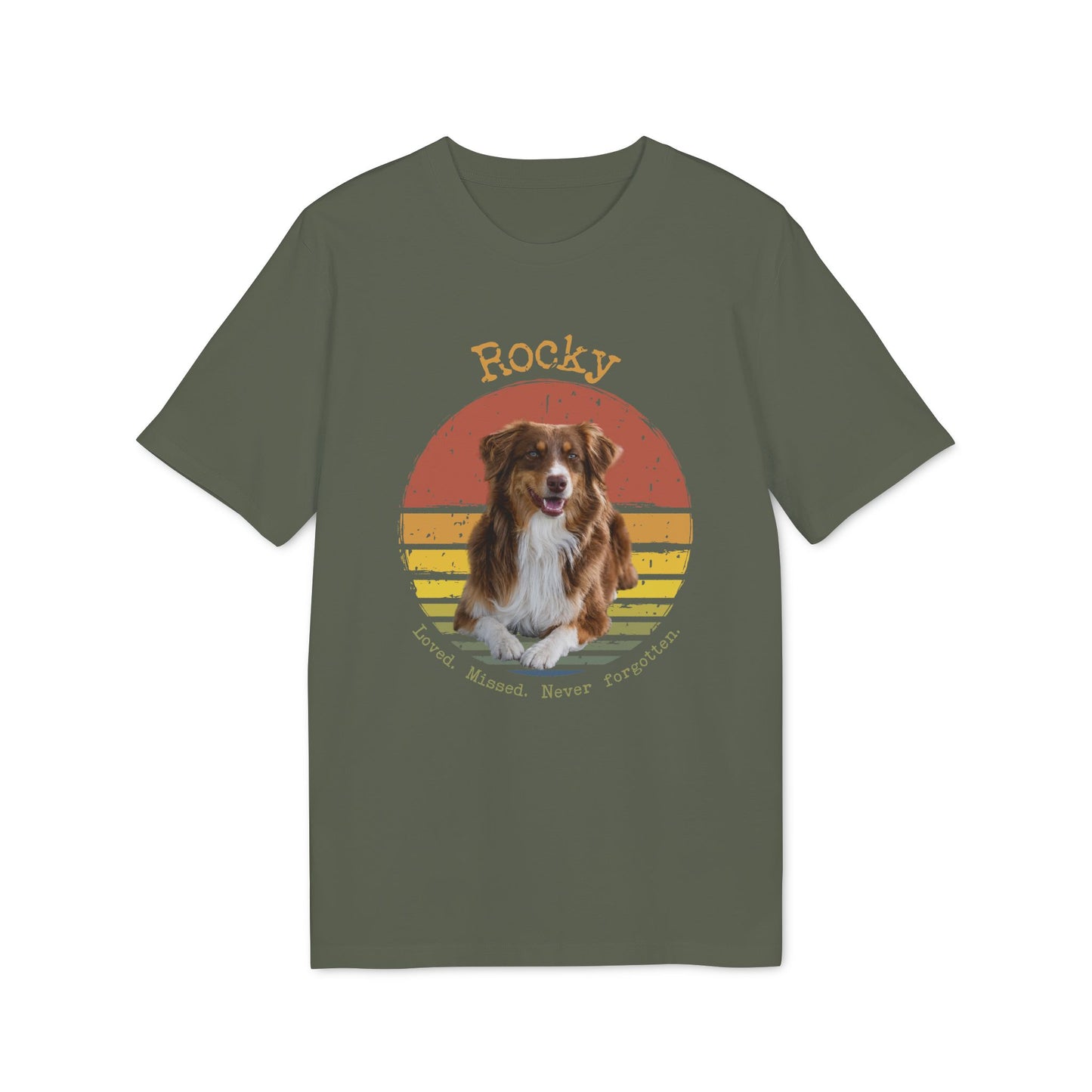 Personalisiertes T-Shirt mit deinem Lieblingstier im Retro-Design