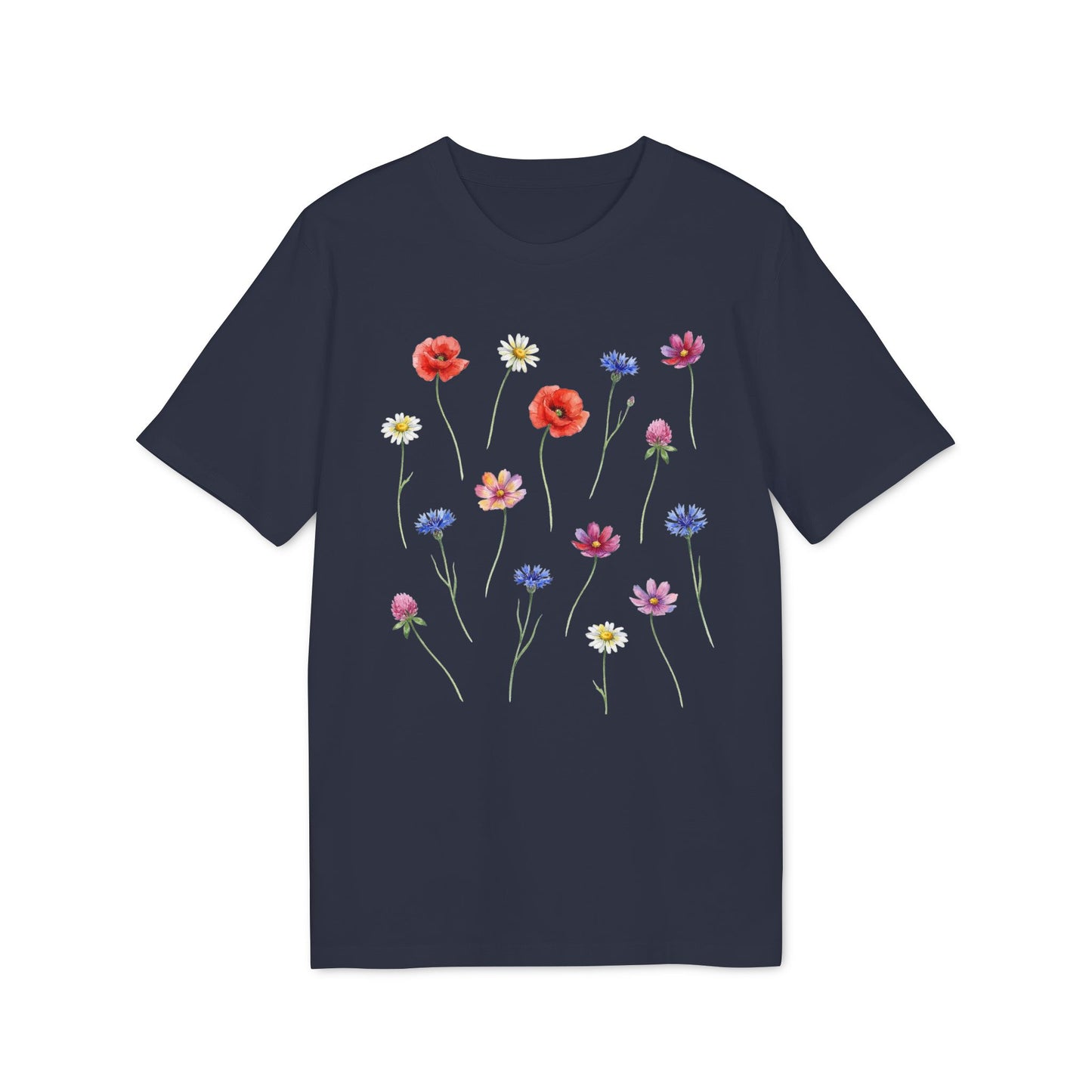 Wildblumen Damen Shirt aus Bio Baumwolle