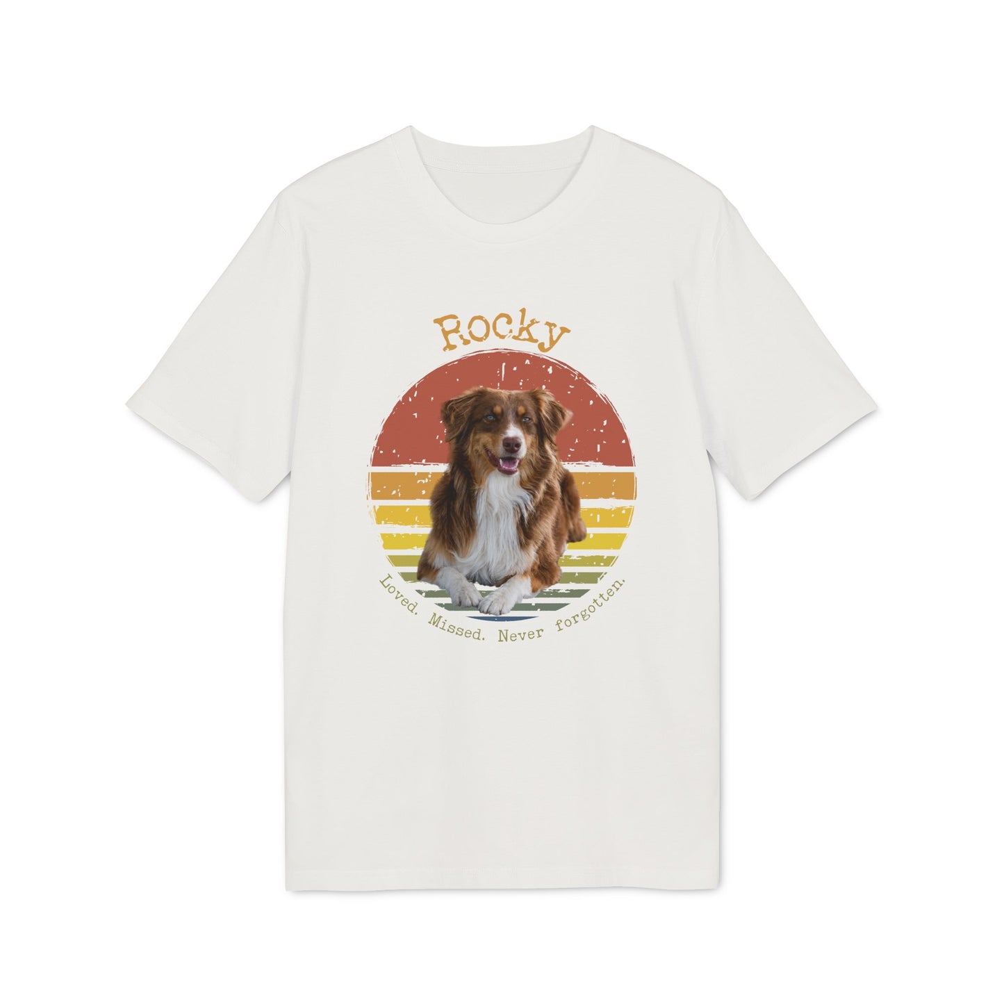 Personalisiertes T-Shirt mit deinem Lieblingstier im Retro-Design