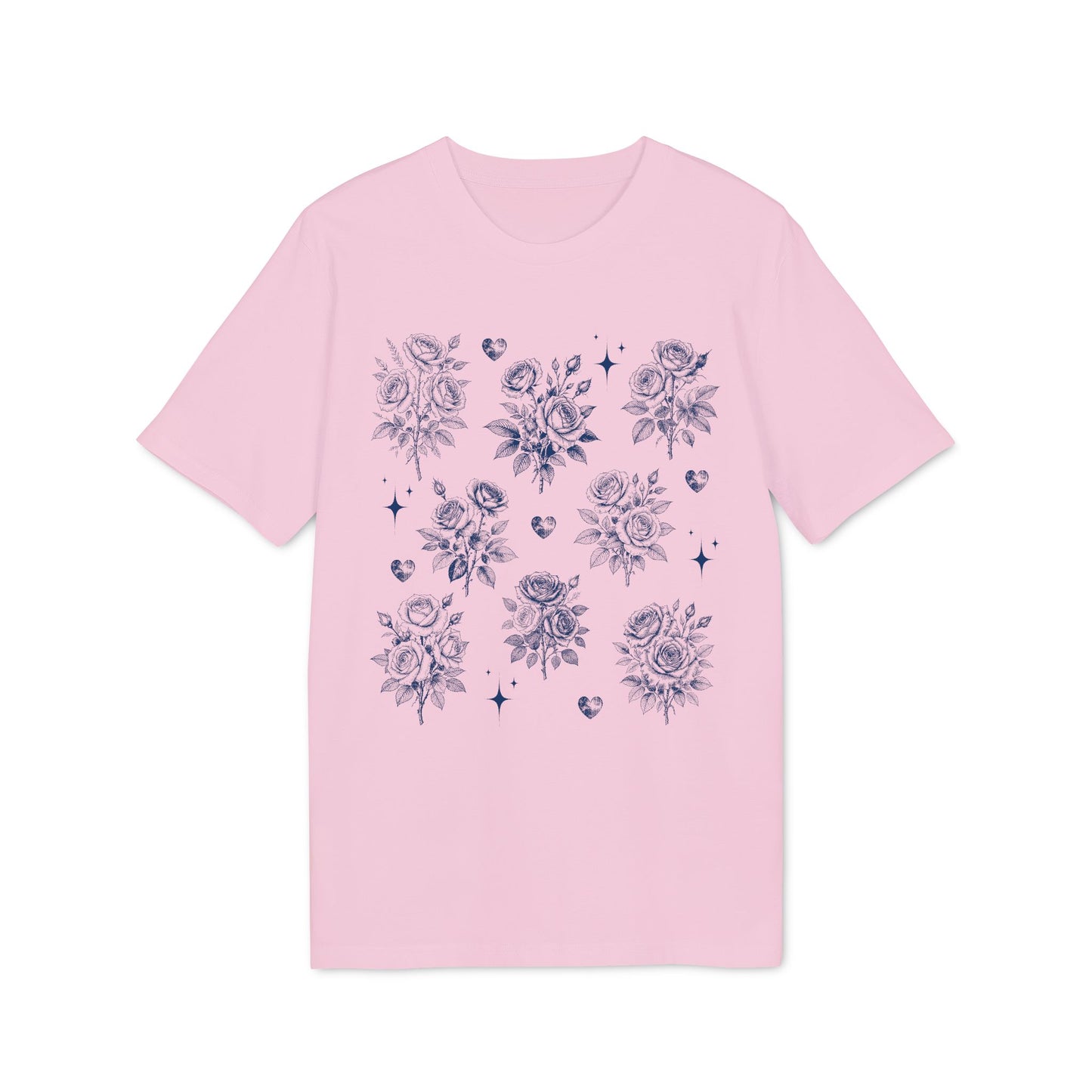 Vintage Rosen T-Shirt aus Bio Baumwolle