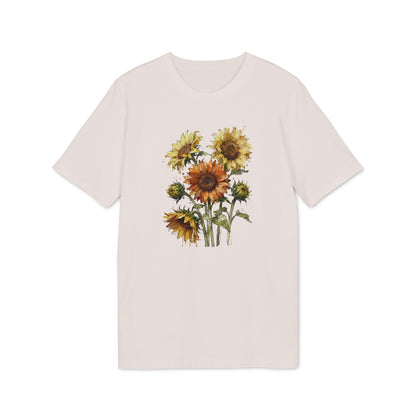 Sonnenblumen T-Shirt Damen Bio Baumwolle