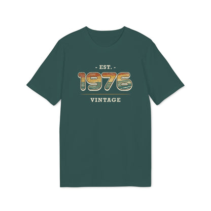 Vintage 1976 Geburtstag Shirt Herren Bio-Baumwolle