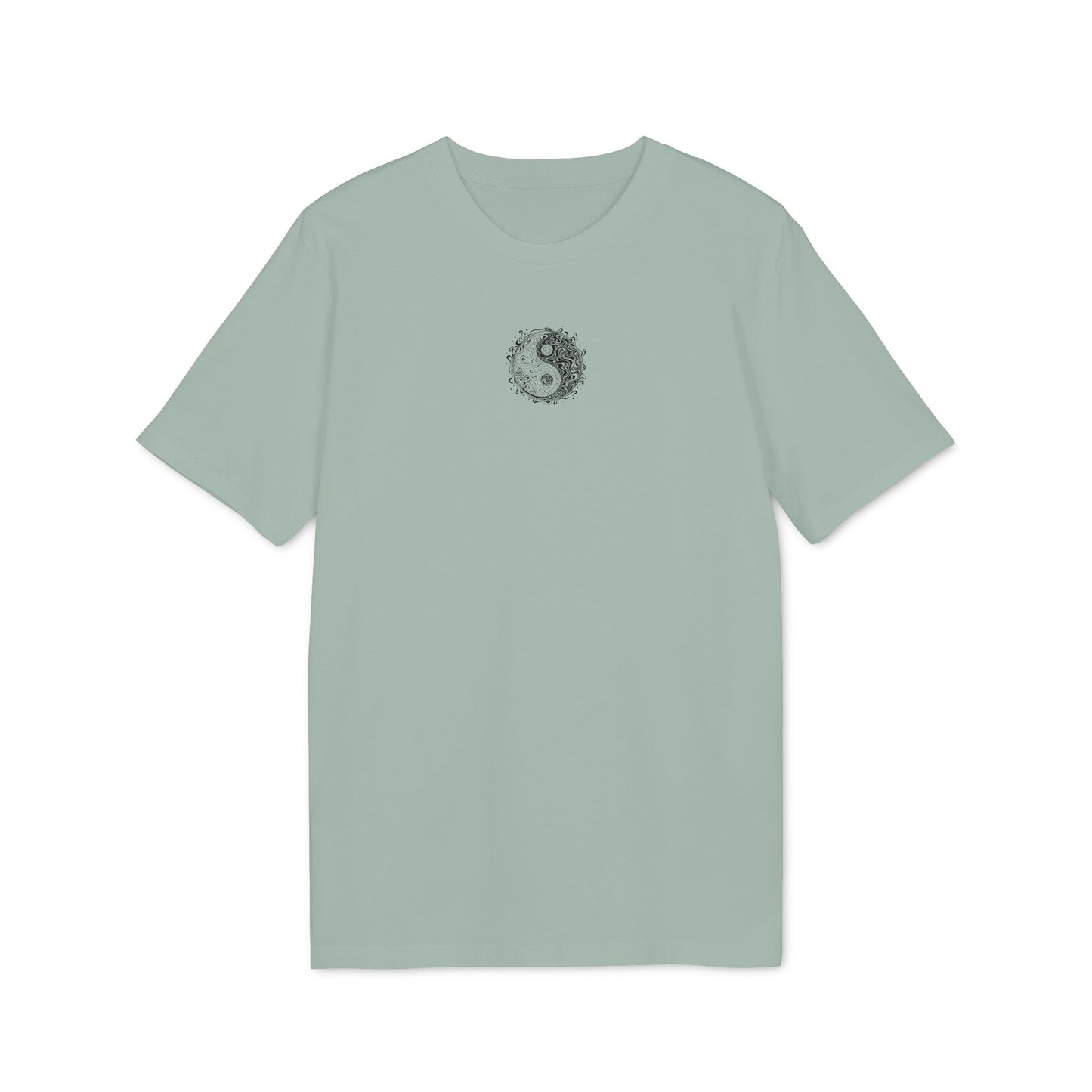 Kleines Yin-Yang-Symbol in psychedelischem Stil