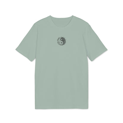 Kleines Yin-Yang-Symbol in psychedelischem Stil