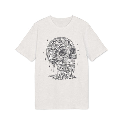 Psychedelischer Totenkopf - T-Shirt für Herren