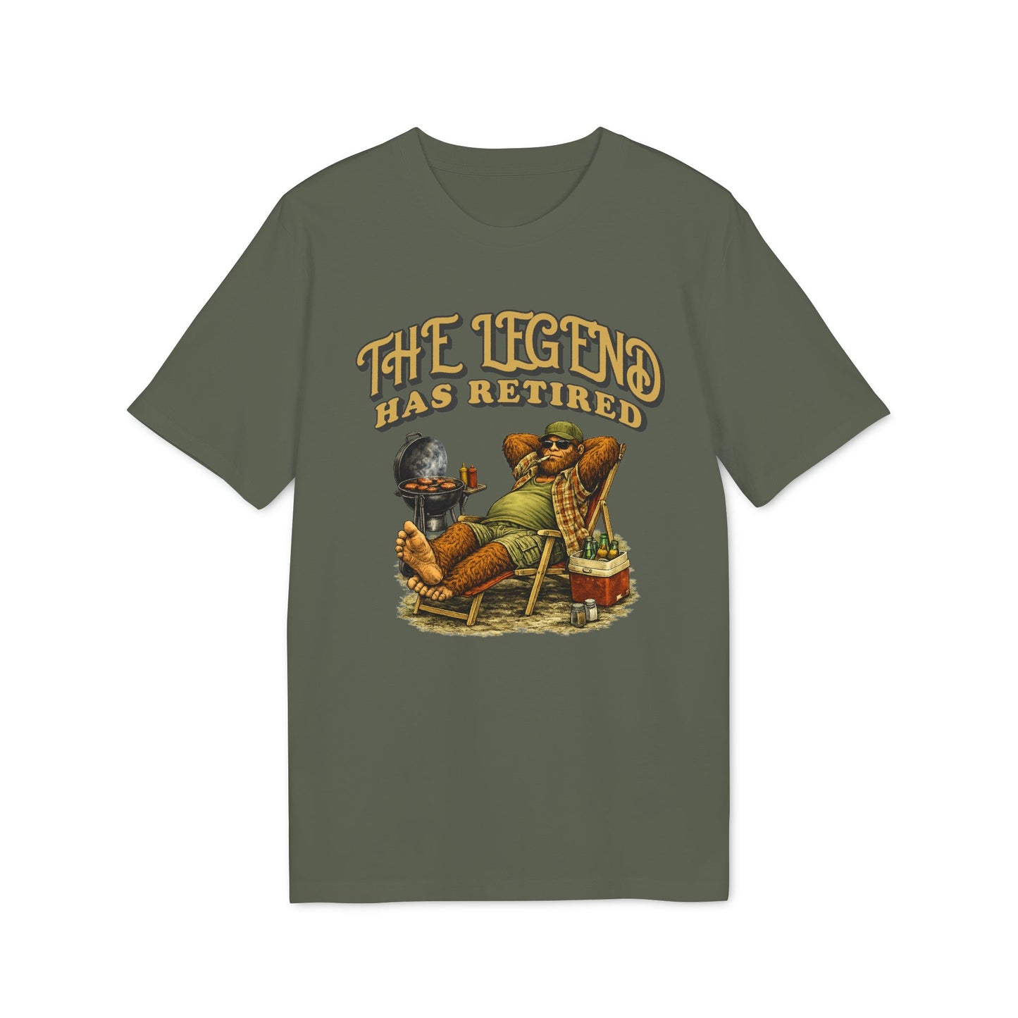 Witziges Bigfoot-Shirt für Rentner