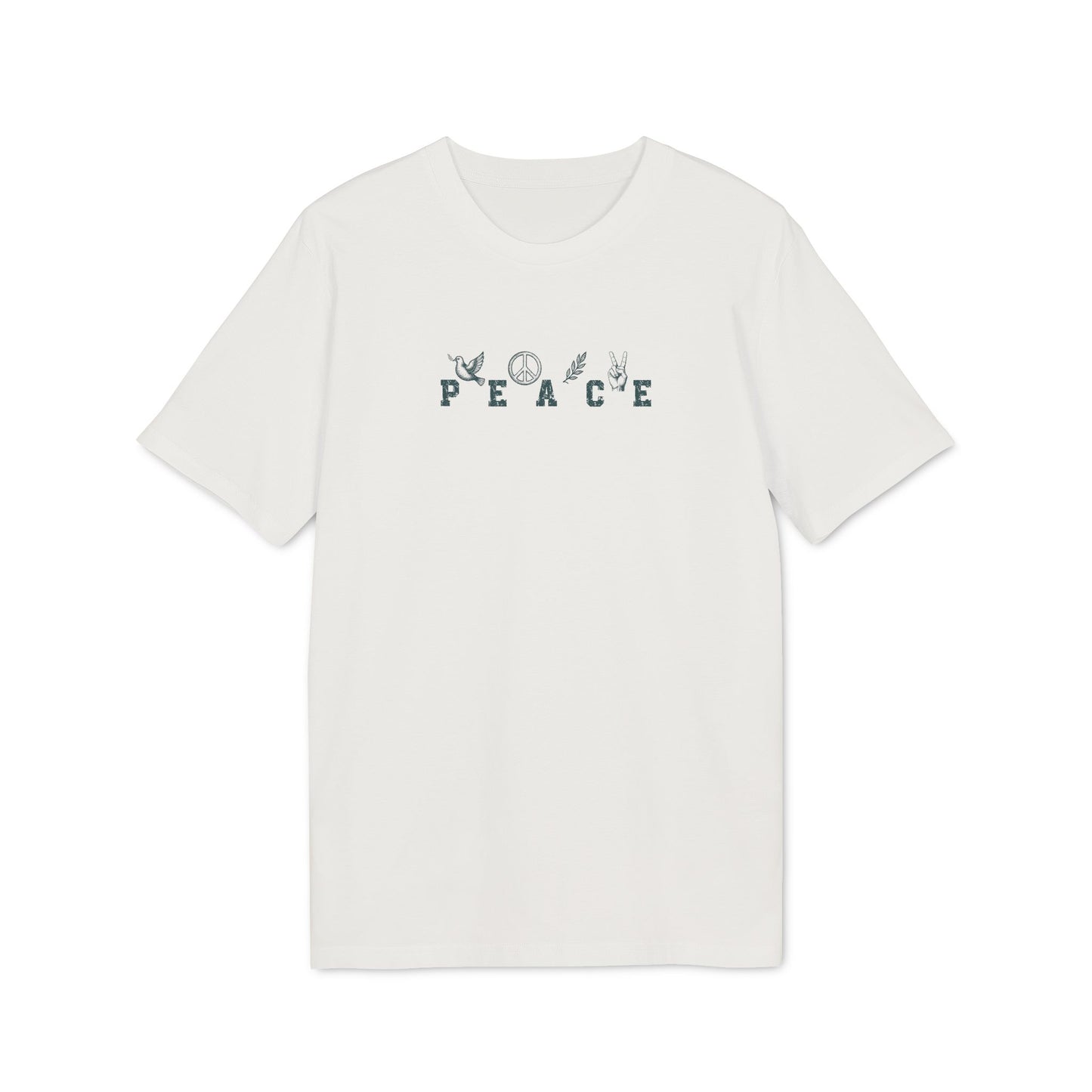Peace Shirt mit Symbolen, Bio-Baumwolle