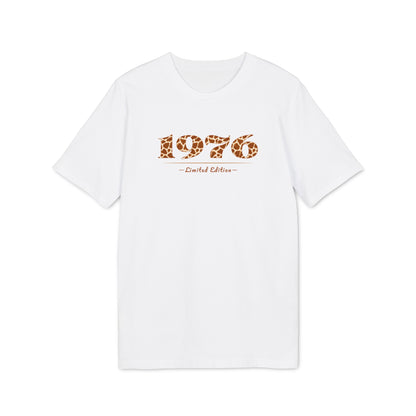 1976 Limited Edition im Leopardenprint Damen Bio-Baumwolle-Shirt