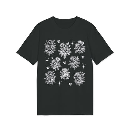 Vintage Rosen T-Shirt aus Bio Baumwolle