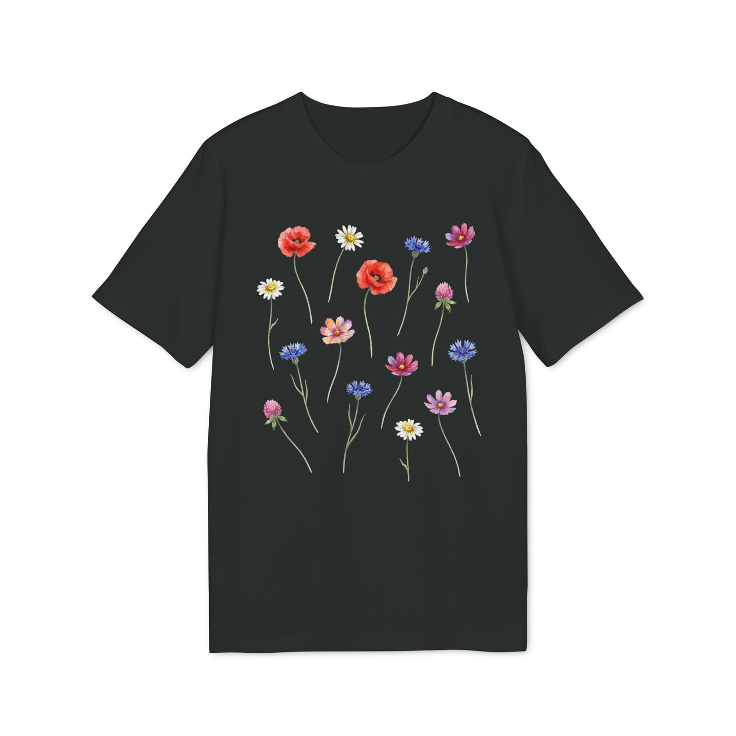 Wildblumen Damen Shirt aus Bio Baumwolle