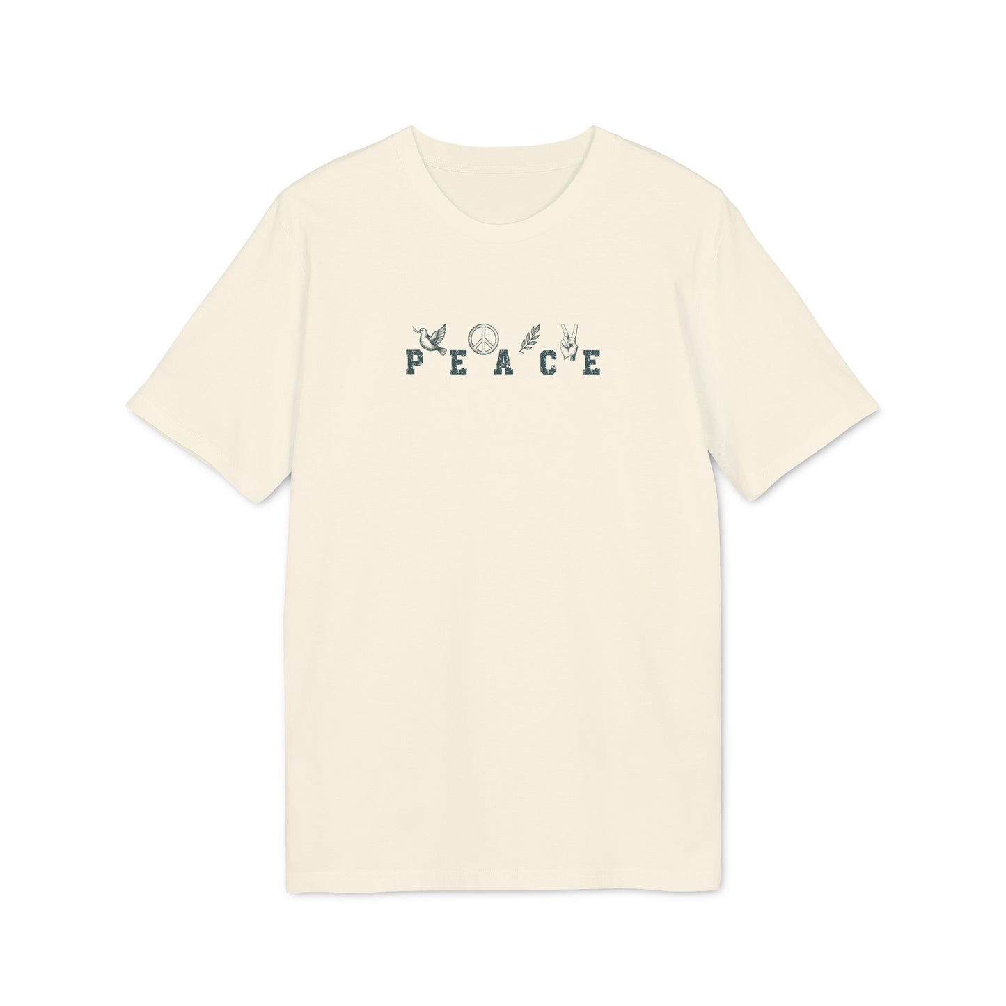 Peace Shirt mit Symbolen, Bio-Baumwolle