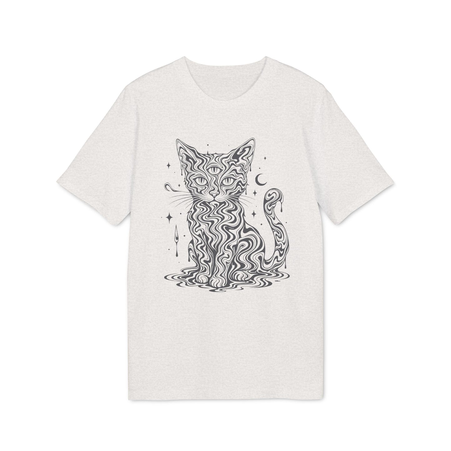Mystische Katze - T-Shirt aus 100% Baumwolle