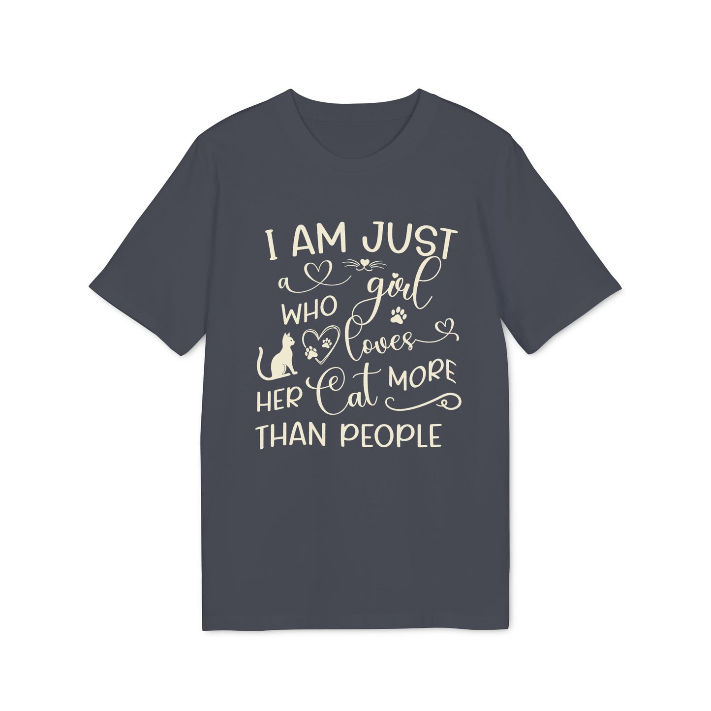 Nachhaltiges und humorvolles Katzen-Liebhaber T-Shirt