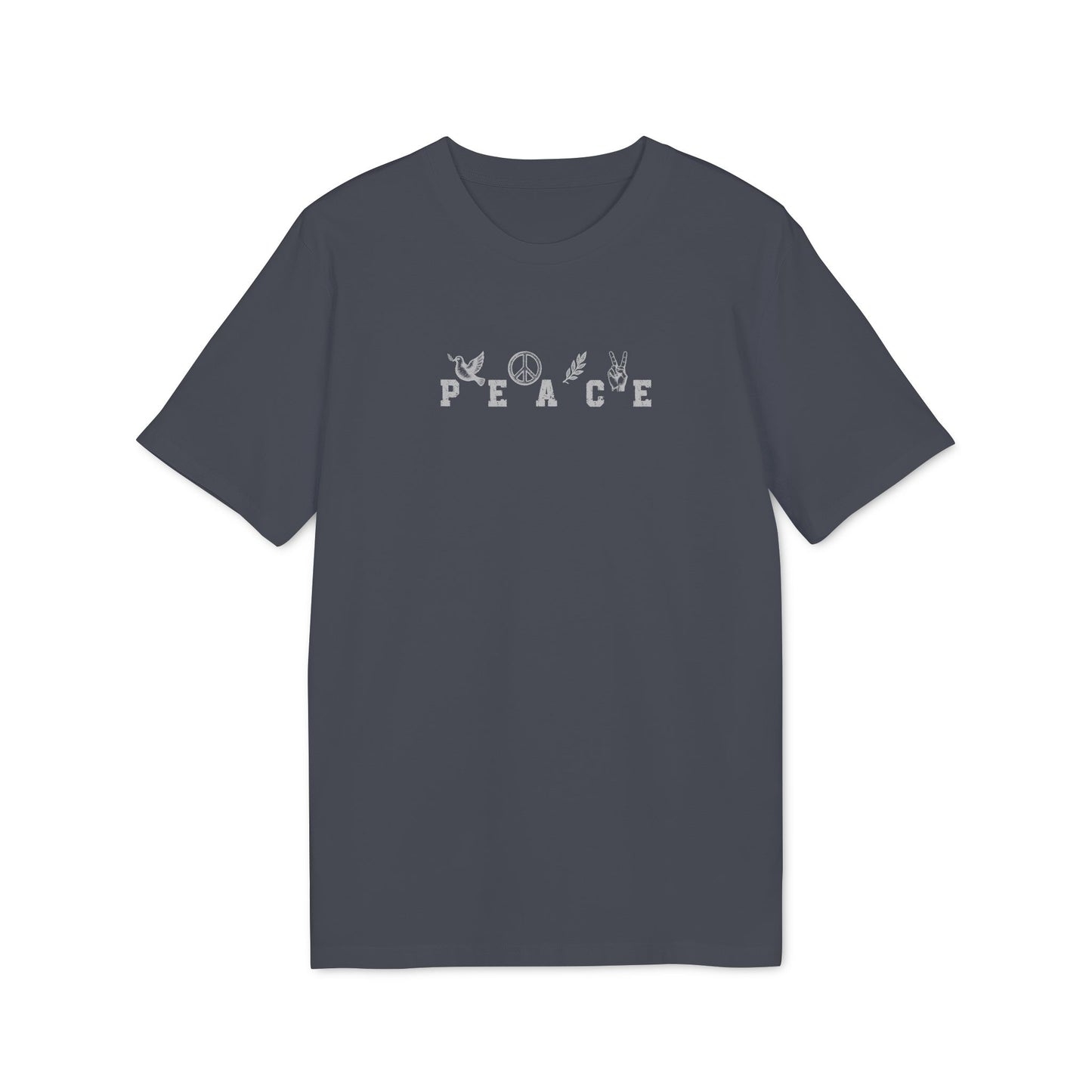 Peace Shirt mit Symbolen, Bio-Baumwolle