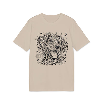 Psychedelischer Hund - T-Shirt aus 100% Baumwolle für Damen und Herren