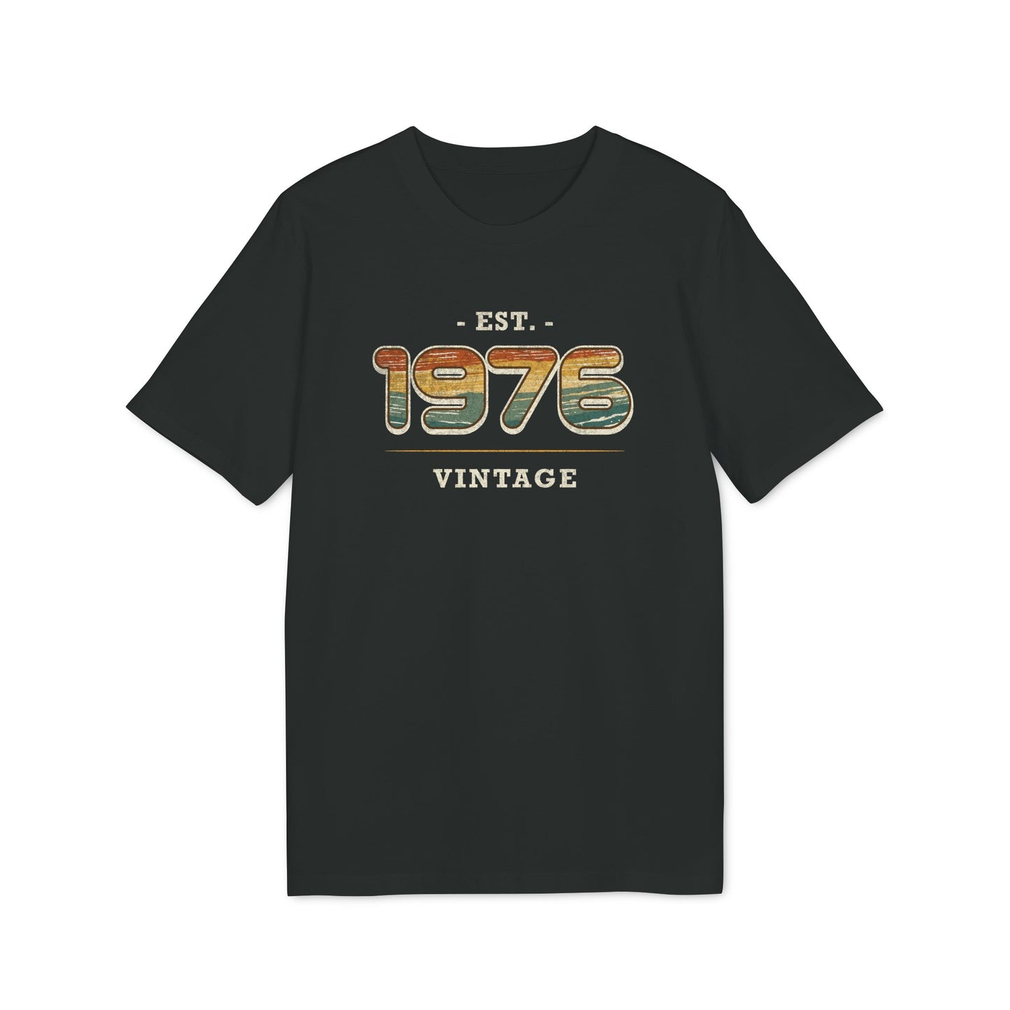 Vintage 1976 Geburtstag Shirt Herren Bio-Baumwolle