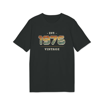 Vintage 1976 Geburtstag Shirt Herren Bio-Baumwolle