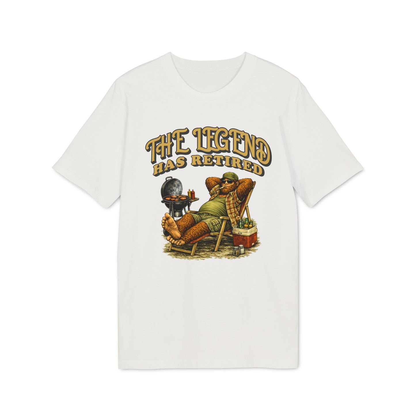 Witziges Bigfoot-Shirt für Rentner