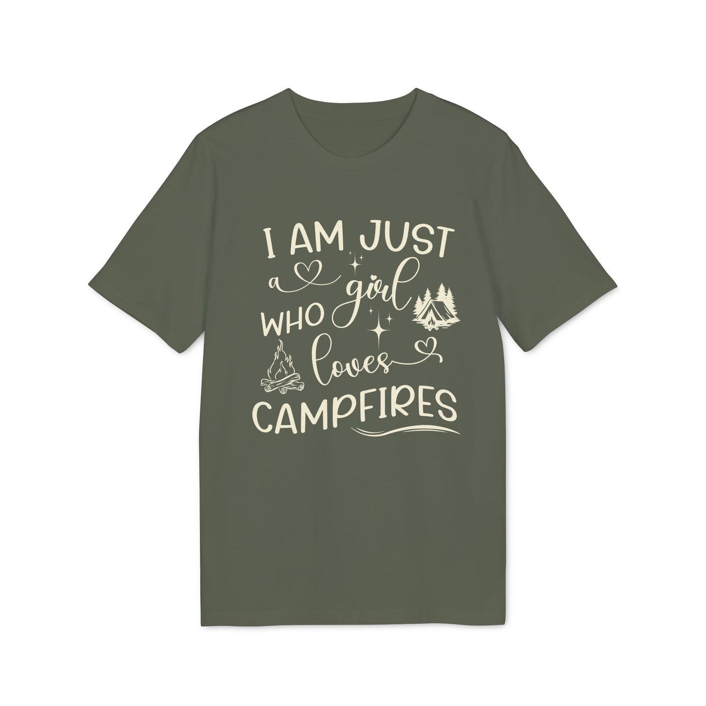Nachhaltiges Camping Shirt Damen Bio Baumwolle