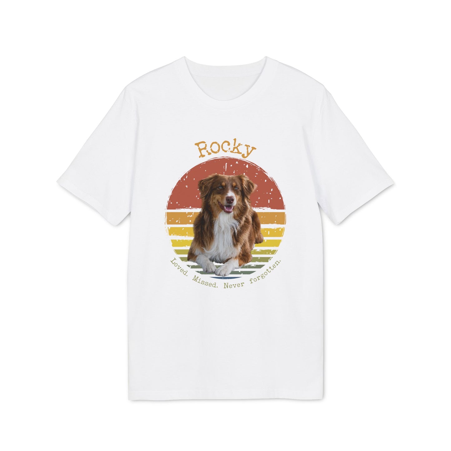 Personalisiertes T-Shirt mit deinem Lieblingstier im Retro-Design