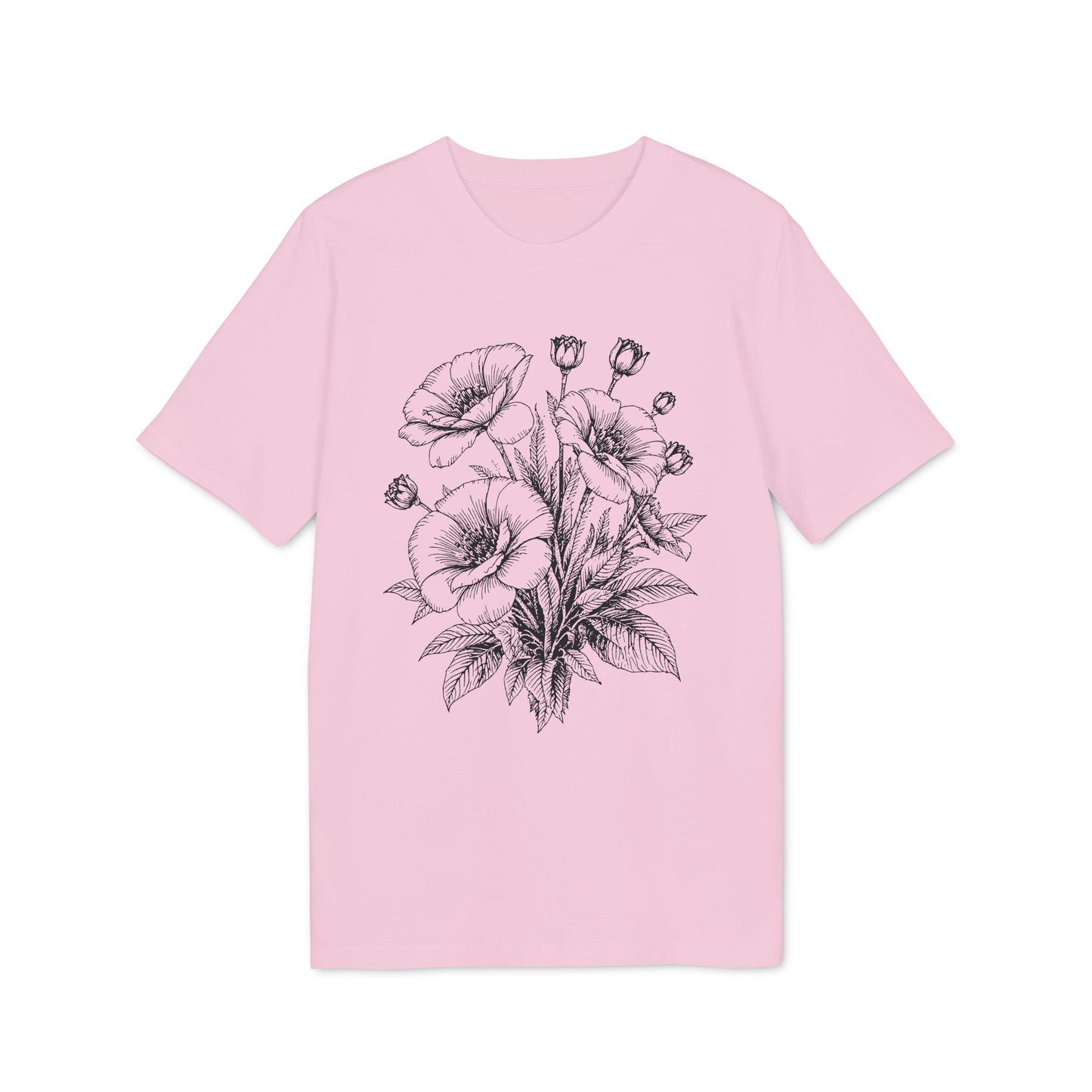 Mohnblumen T-Shirt Damen Bio Baumwolle nachhaltig