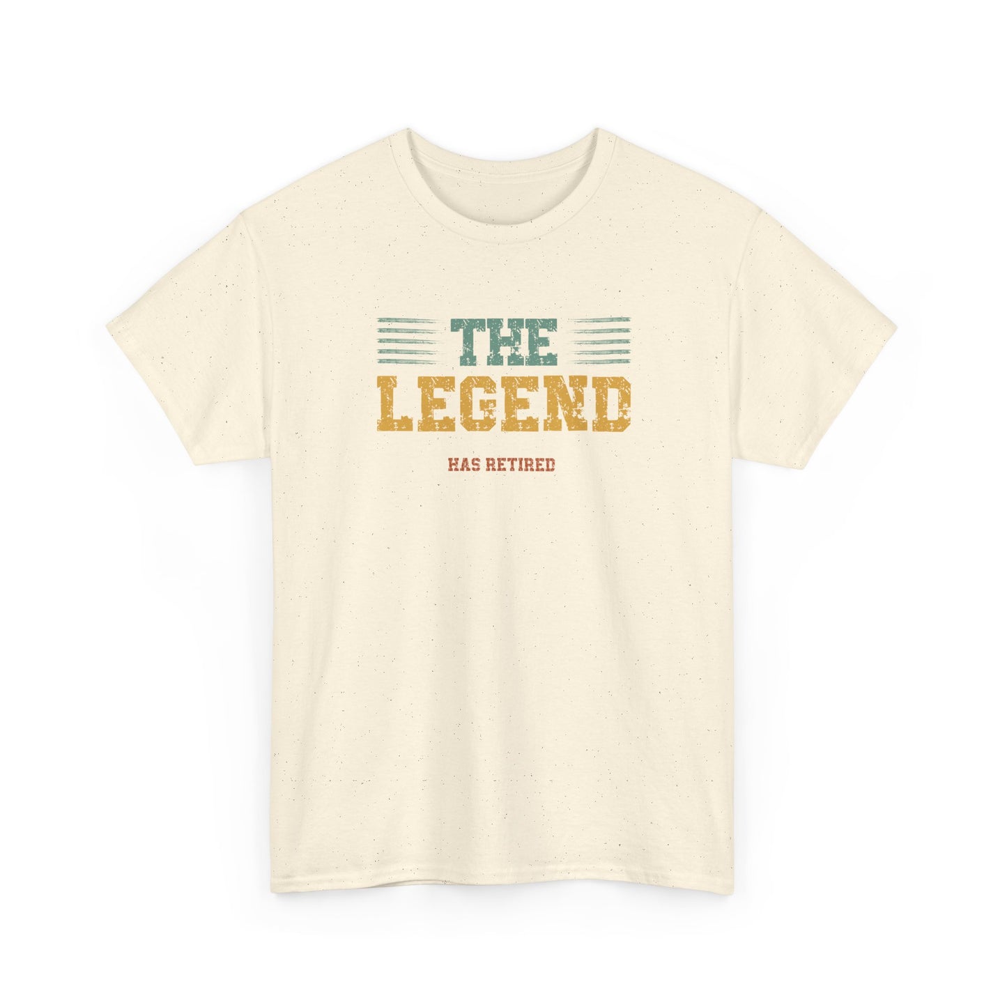 THE LEGEND HAS RETIRED T-Shirt, Abschiedsgeschenk Kollege, Retro Geschenk Ruhestand Mann, humorvolles Rentner Shirt