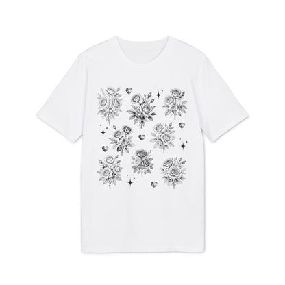Vintage Rosen T-Shirt aus Bio Baumwolle