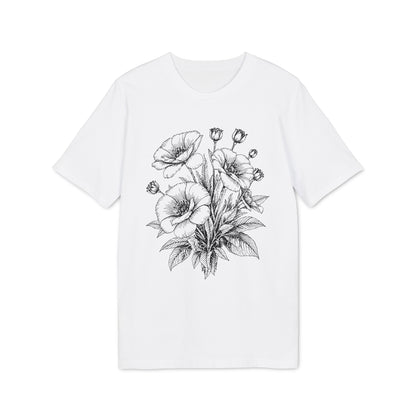 Mohnblumen T-Shirt Damen Bio Baumwolle nachhaltig