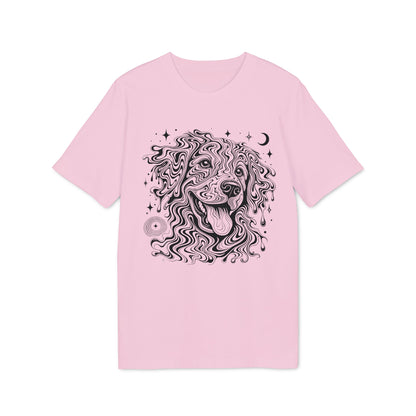 Psychedelischer Hund - T-Shirt aus 100% Baumwolle für Damen und Herren