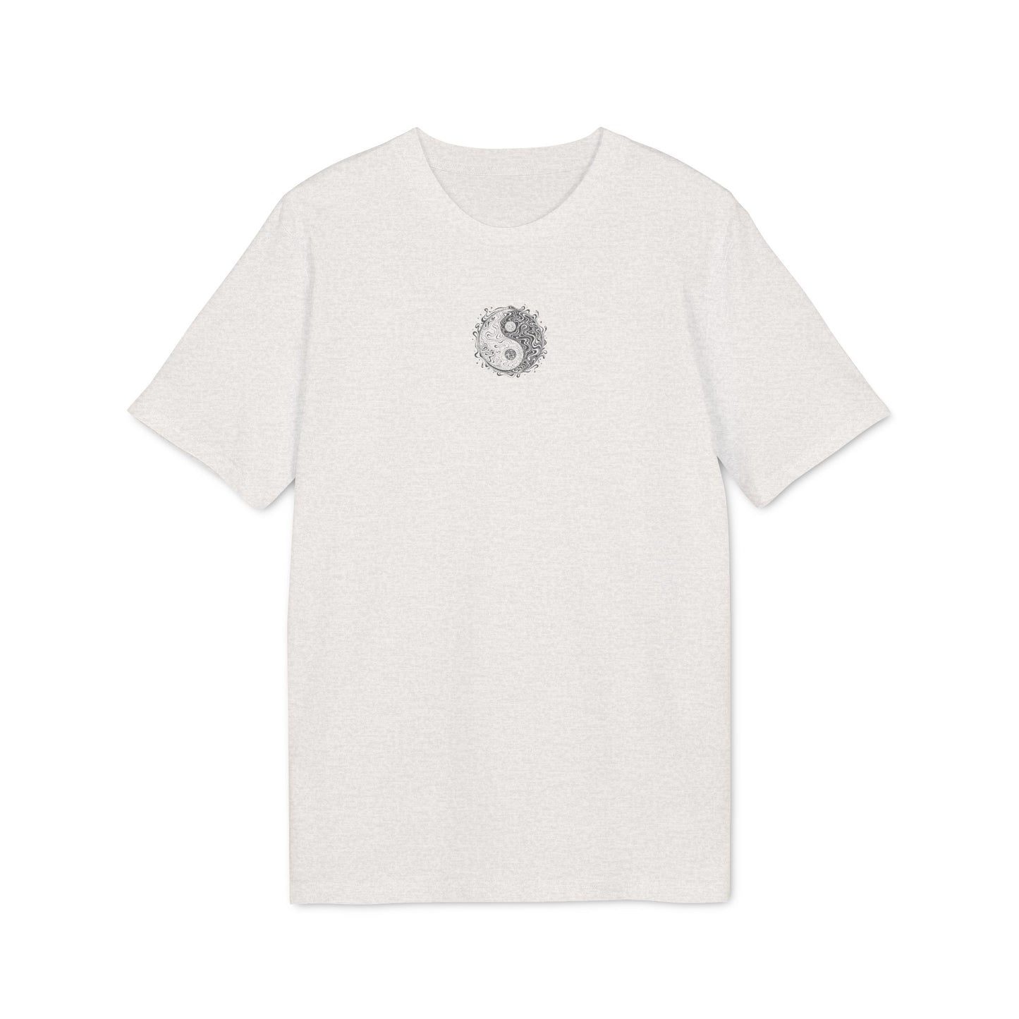 Kleines Yin-Yang-Symbol in psychedelischem Stil