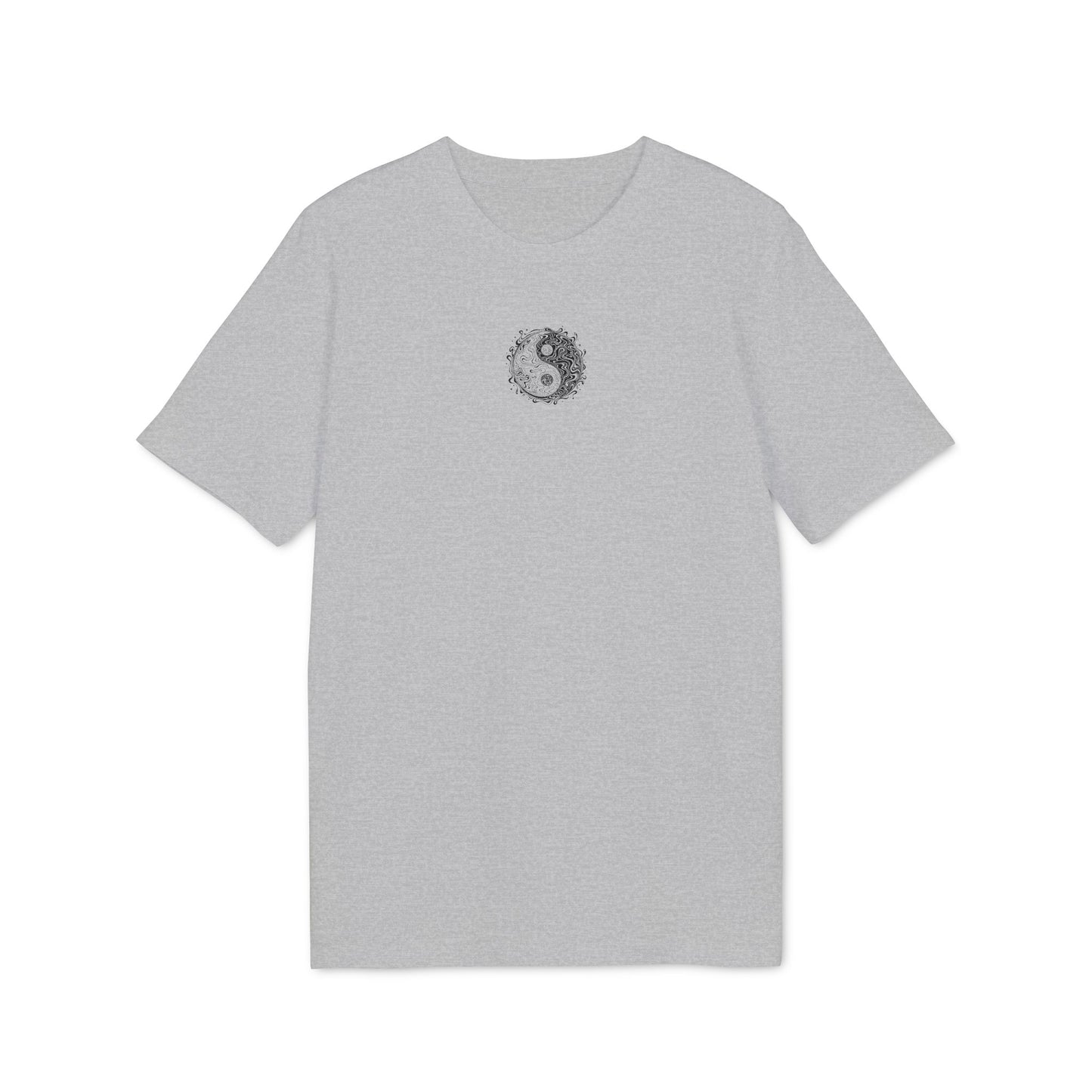 Kleines Yin-Yang-Symbol in psychedelischem Stil