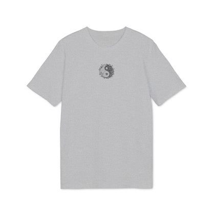 Kleines Yin-Yang-Symbol in psychedelischem Stil