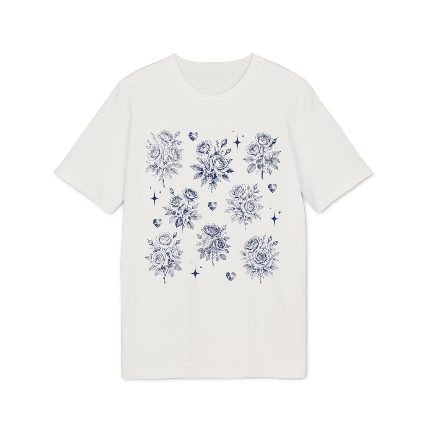 Vintage Rosen T-Shirt aus Bio Baumwolle