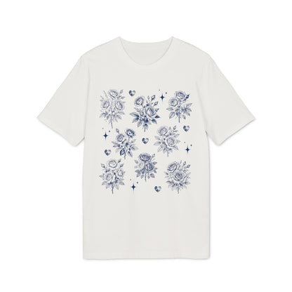 Vintage Rosen T-Shirt aus Bio Baumwolle