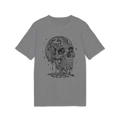 Psychedelischer Totenkopf - T-Shirt für Herren