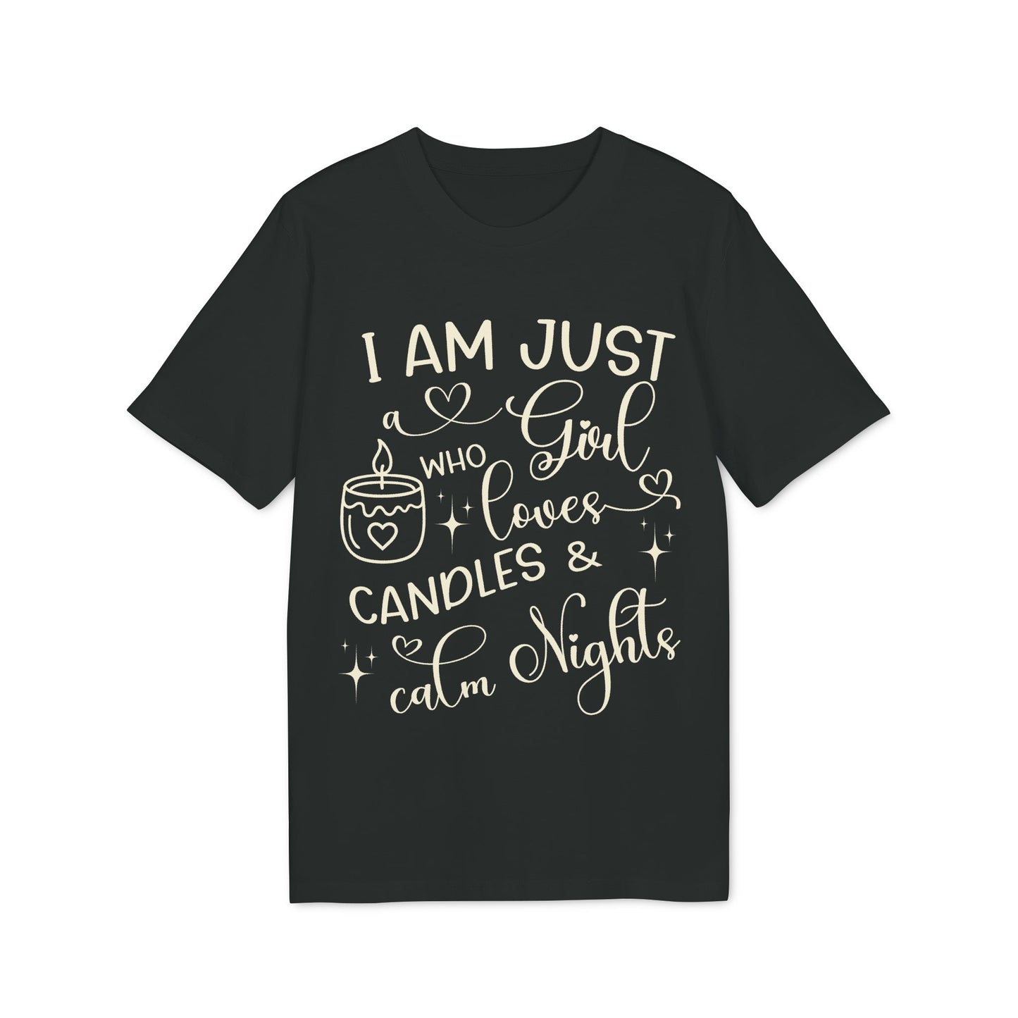 Candles & Calm Nights T-Shirt aus Bio-Baumwolle