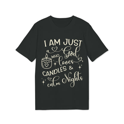 Candles & Calm Nights T-Shirt aus Bio-Baumwolle
