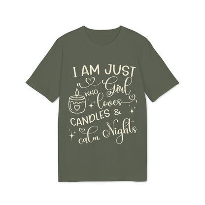 Candles & Calm Nights T-Shirt aus Bio-Baumwolle
