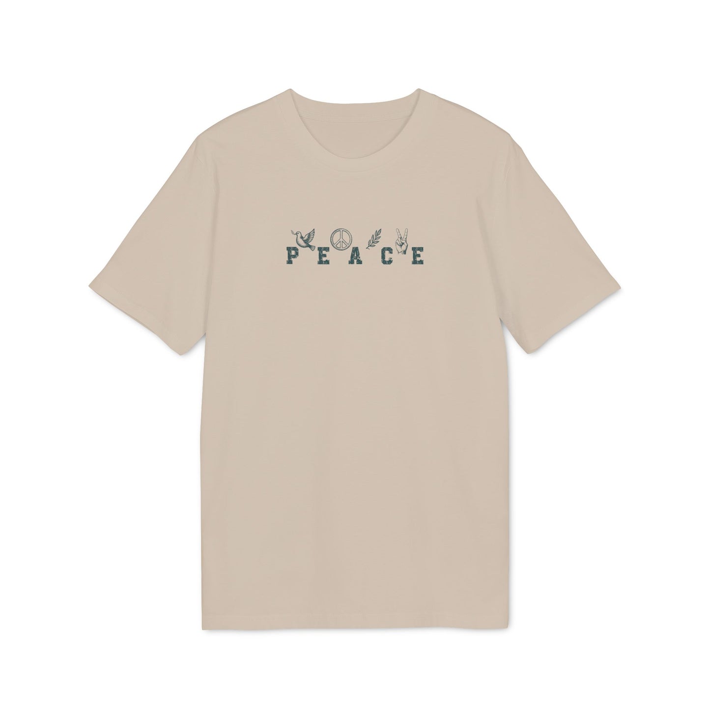 Peace Shirt mit Symbolen, Bio-Baumwolle