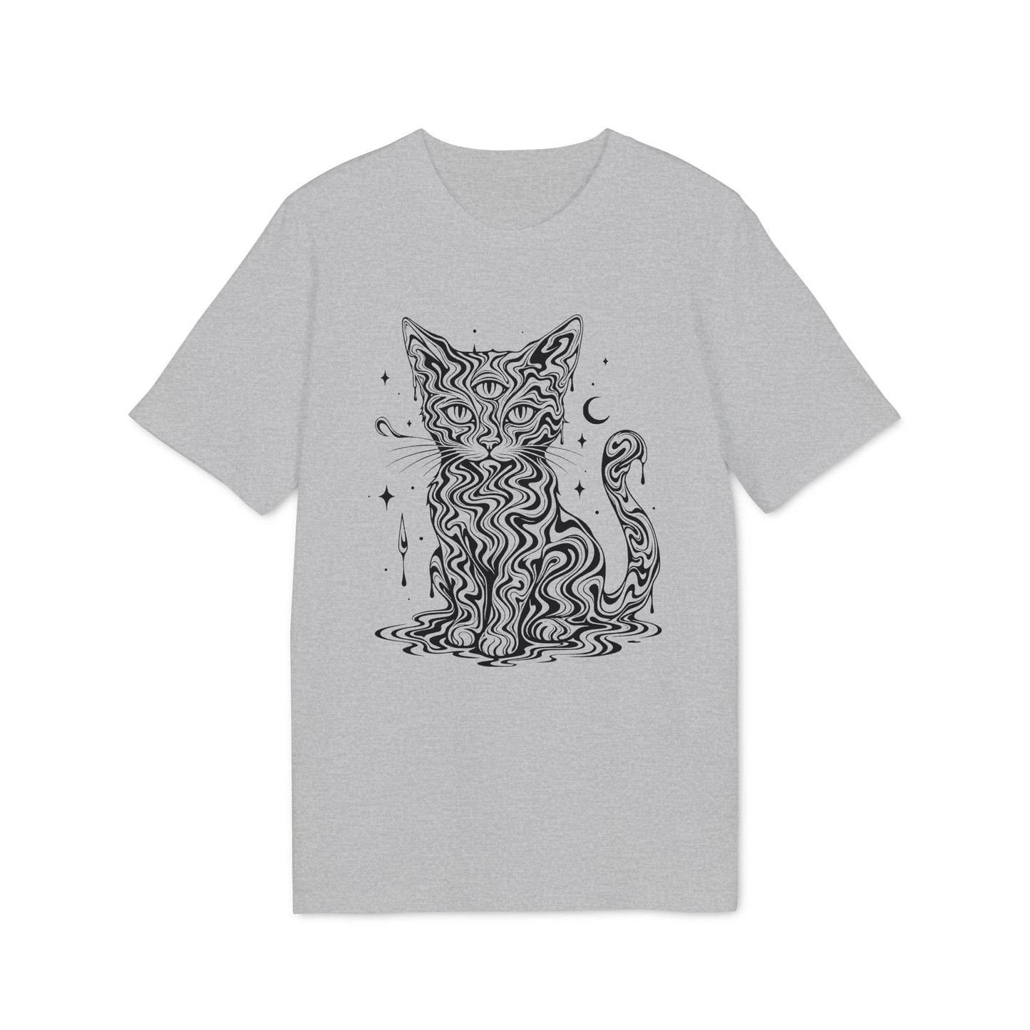 Mystische Katze - T-Shirt aus 100% Baumwolle