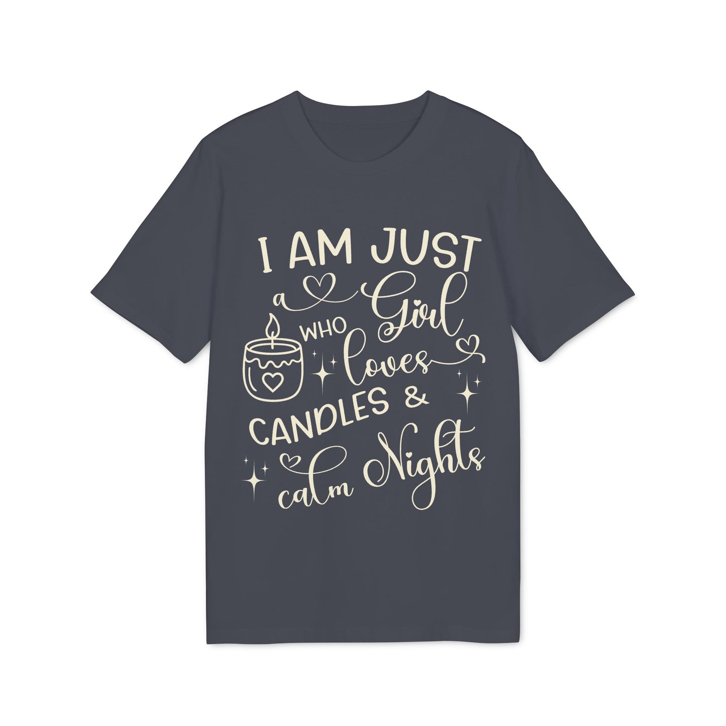 Candles & Calm Nights T-Shirt aus Bio-Baumwolle
