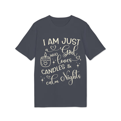 Candles & Calm Nights T-Shirt aus Bio-Baumwolle