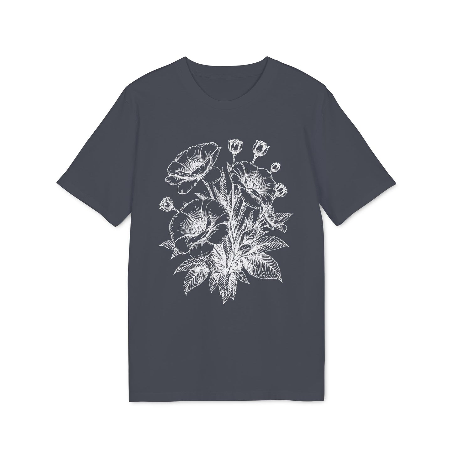 Mohnblumen T-Shirt Damen Bio Baumwolle nachhaltig