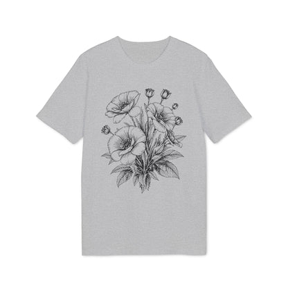 Mohnblumen T-Shirt Damen Bio Baumwolle nachhaltig