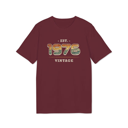 Vintage 1976 Geburtstag Shirt Herren Bio-Baumwolle