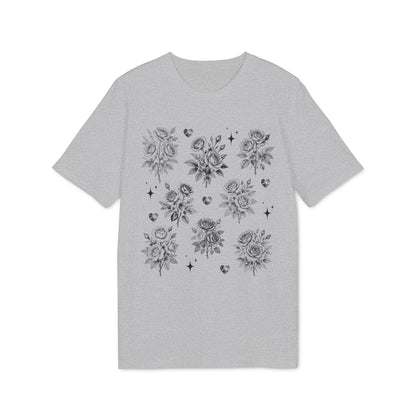 Vintage Rosen T-Shirt aus Bio Baumwolle