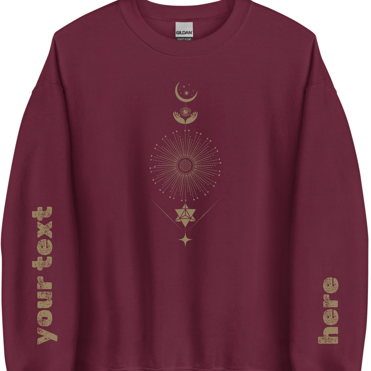 Gildan_18000_Front_Maroon