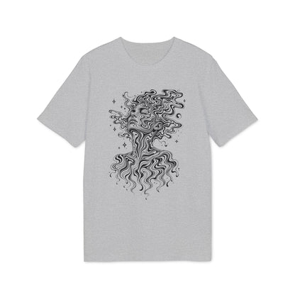 Psychedelisches Damen T-Shirt mit Frauenporträt