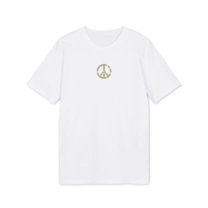 Vintage Friedenszeichen Shirt Damen, Bio-Baumwolle