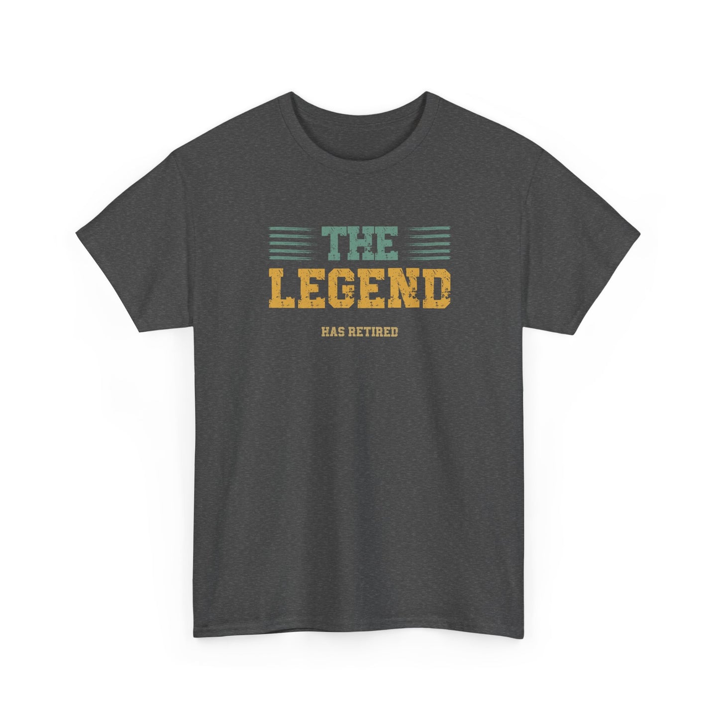 THE LEGEND HAS RETIRED T-Shirt, Abschiedsgeschenk Kollege, Retro Geschenk Ruhestand Mann, humorvolles Rentner Shirt